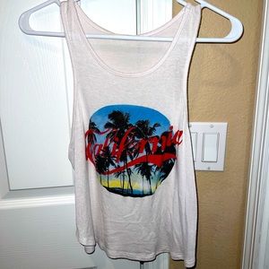 “California” tank top